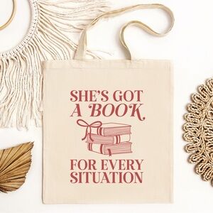 Always Carry A Book Tote Bag